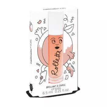 Lesk na pery roll-on pre deti Nailmatic Kids Peach, 6,5 ml