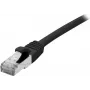 EXERTIS CONNECT Cat 6A S/FTP patch kábel, 20 m, čierna 858492
