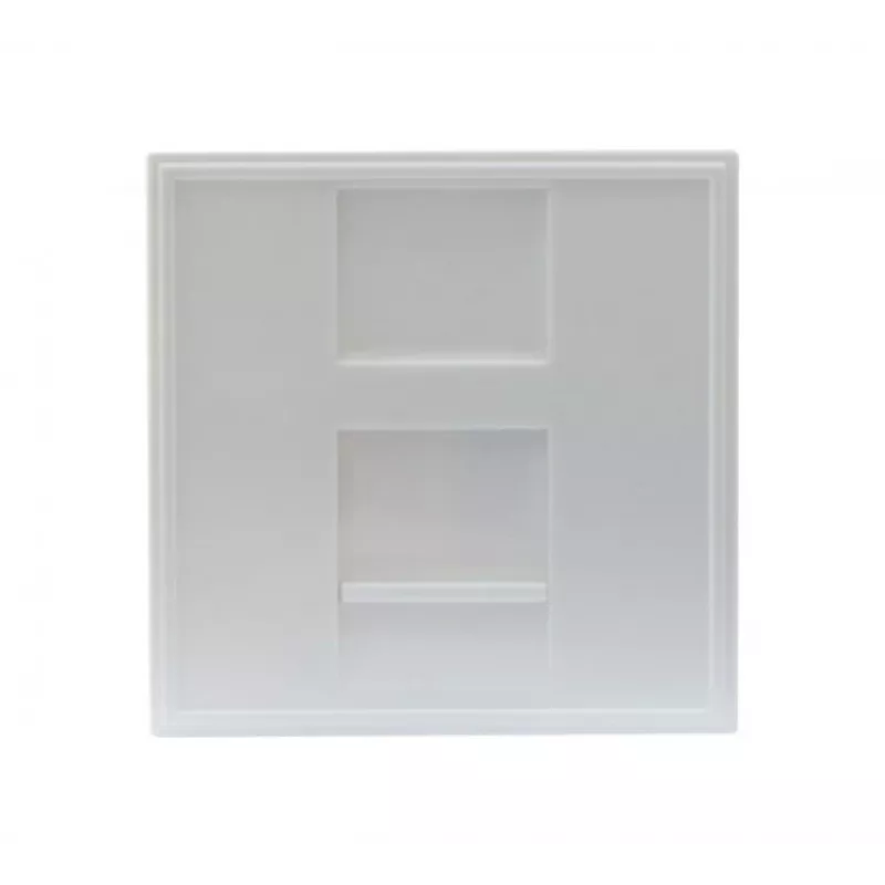 EXERTIS CONNECT Dexlan stredová vložka 45 x 45 mm pre 1 Keystone modul, signálna biela RAL 9003 (911722)