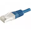 EXERTIS CONNECT Cat.6a F/UTP patch kábel, 0,5 m, modrý, 10 Gbps 859517