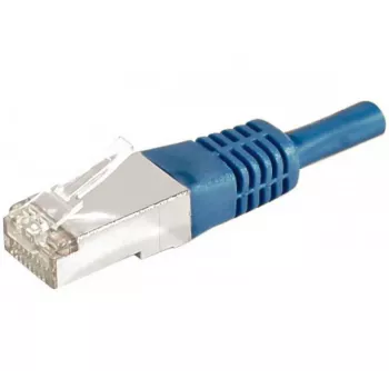 EXERTIS CONNECT Cat.6a F/UTP patch kábel, 1,5 m, modrý, 10 Gbps 859519