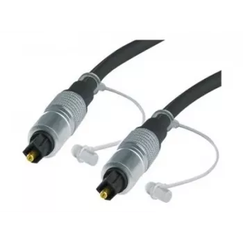 EXERTIS CONNECT Profesionálny digitálny optický audiokábel, Toslink konektor samec na Toslink konektor samec, 2,0 m, čierny 987998