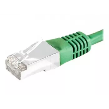 EXERTIS CONNECT F/UTP CAT.6a patch kábel, zelený, 20 m, 10Gbps, Slim Snagless Boot 859556