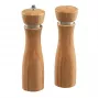 Kesper sada mlynčekov na soľ a korenie, prírodné drevo, keramický mlynček, nastaviteľné hrubé-jemné, 18 cm
