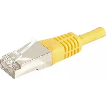 EXERTIS CONNECT 859572 Prepojovací kábel Cat.6a F/UTP, 25 m, žltý, 10 Gbps, tenká krytka