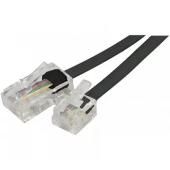 EXERTIS CONNECT telefónny kábel, čierny, 5,0 m (EXC911737)
