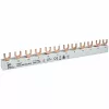 ETI 002921268 medená zbernica IZ10/L1NL2NL3N/12 pre ETIMAT 1P+N, 690V, 63A, vidlicový typ