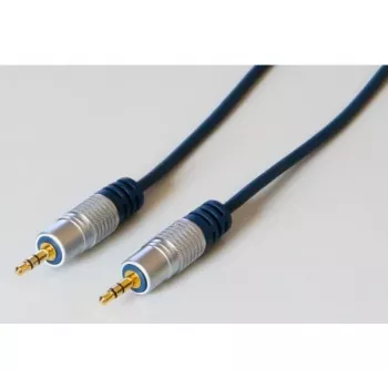 EXERTIS CONNECT Professional Slimline audio kábel, 3,5 mm stereo jack konektor samec na konektor samec, 5,0 m, čierny 987995