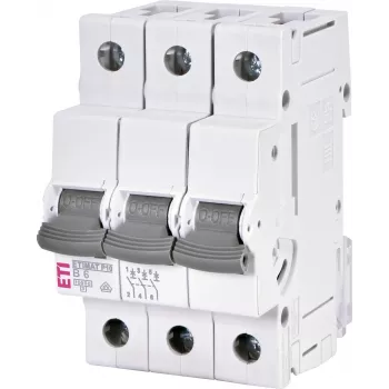 ETI 001901307 ETIMAT P10 3-pólový 6A B-charakteristika istič 415V 10kA
