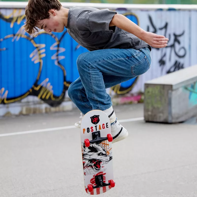 SCHILDKRÖT skateboard Grinder 31 inch Wolf Deck komplet skateboard 510682