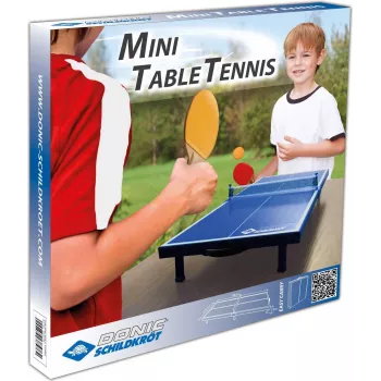 DONIC SCHILDKRÖT mini stolný set, modrý, skladací, 68 x 33 x 9 cm, s 2 pálkami, sieťkou, 2 loptičkami 838576