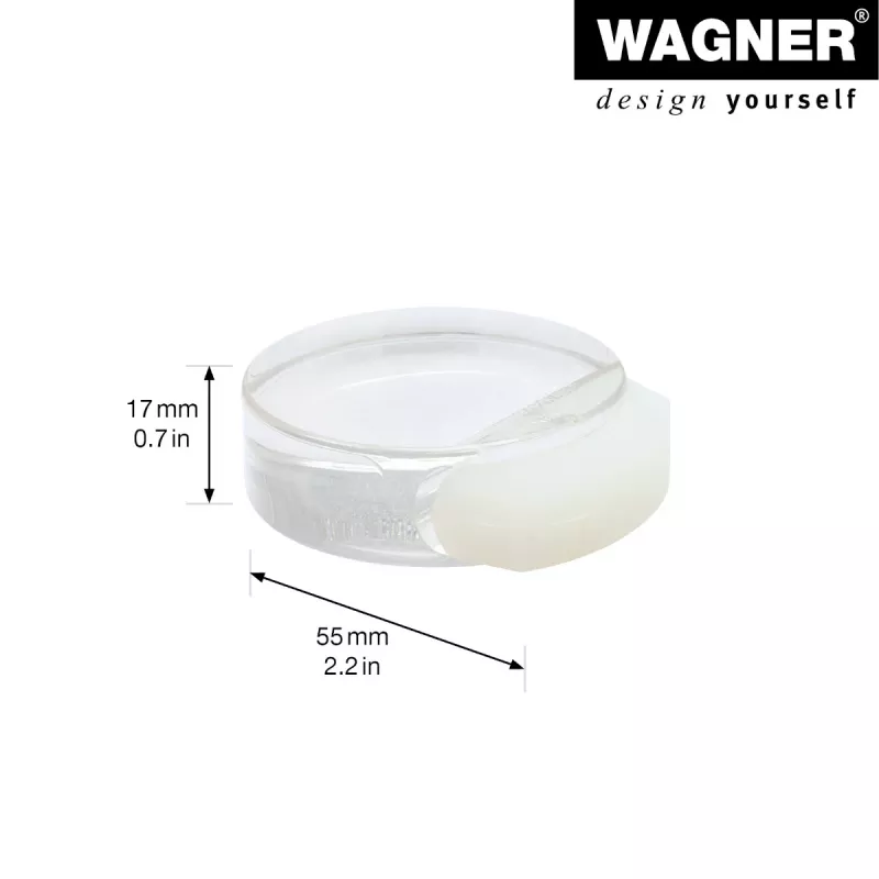 Wagner design yourself EH 5105 CLEAR zarážka dverí, plast, transparentná (15510511)