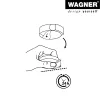 Wagner design yourself EH 5105 CLEAR zarážka dverí, plast, transparentná (15510511)