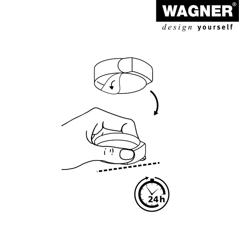 Wagner design yourself EH 5105 CLEAR zarážka dverí, plast, transparentná (15510511)