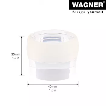 Wagner Design Yourself EH 5222 priehľadná samolepiaca zarážka dverí, priemer 40 mm, výška 22 mm 15522211