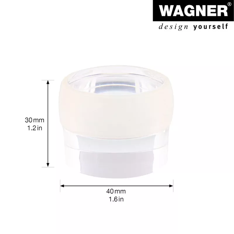 Wagner Design Yourself EH 5222 priehľadná samolepiaca zarážka dverí, priemer 40 mm, výška 22 mm 15522211