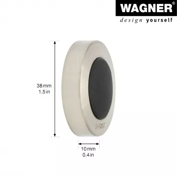 Wagner design yourself EH 5140 nástenná zarážka dverí Screw or Glue, zinková zliatina a plná guma (15514011)