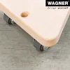 Wagner design yourself transportný podstavec MM 1313 breza 140 x 140 x 43 mm, nosnosť 100 kg, 4 otočné kolieska 20131301