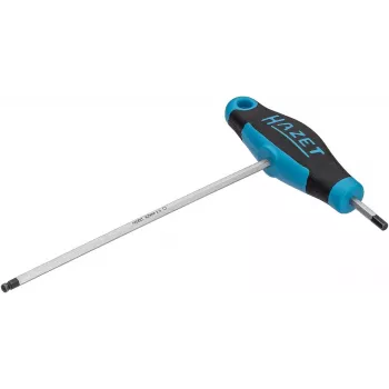 HAZET T-rukoväť skrutkovač s vnútorným šesťhranom 2,5 mm, 100 mm čepeľ 829KK-2.5