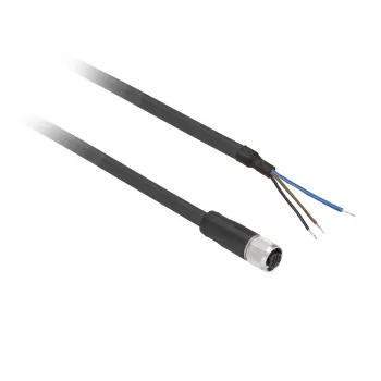 TMSS GERMANY Telemechanique Sensors M12 konektor samica rovný 5-pólový 5m PVC senzorový kábel XZCP0566L5