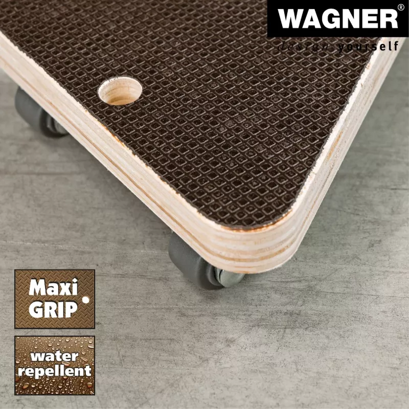 Wagner design yourself Transportrolle MM 1314 hnedá 140 x 140 x 43 mm do 100 kg (20131401)