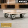 Wagner design yourself Transportrolle MM 1314 hnedá 140 x 140 x 43 mm do 100 kg (20131401)