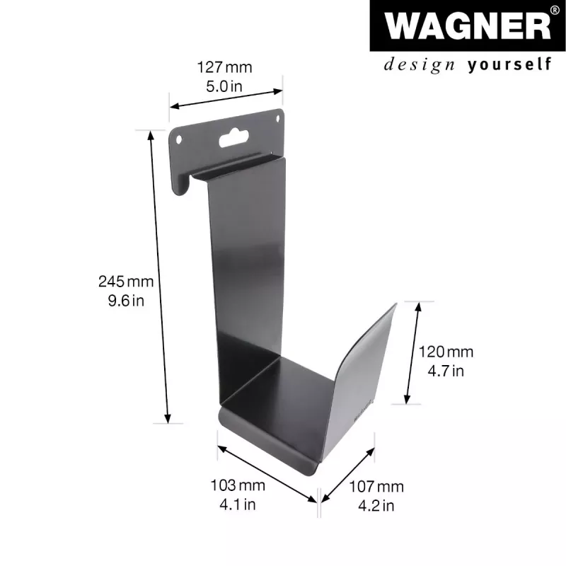 Wagner design yourself nástenný držiak WH 2089 čierny (15208901)
