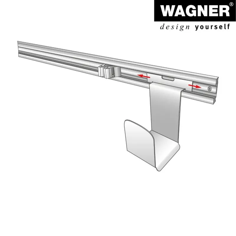 Wagner design yourself nástenný držiak WH 2089 čierny (15208901)
