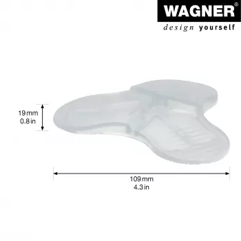 Wagner Design Yourself EH 6985 transparentná samolepiaca zarážka dverí 15698501