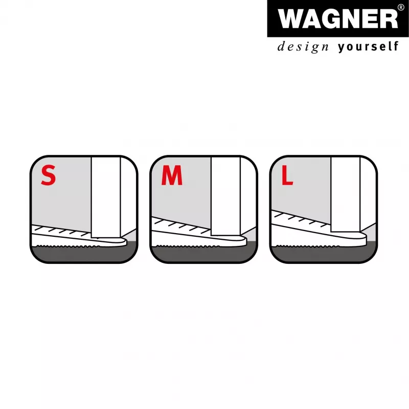 Wagner Design Yourself EH 6985 transparentná samolepiaca zarážka dverí 15698501
