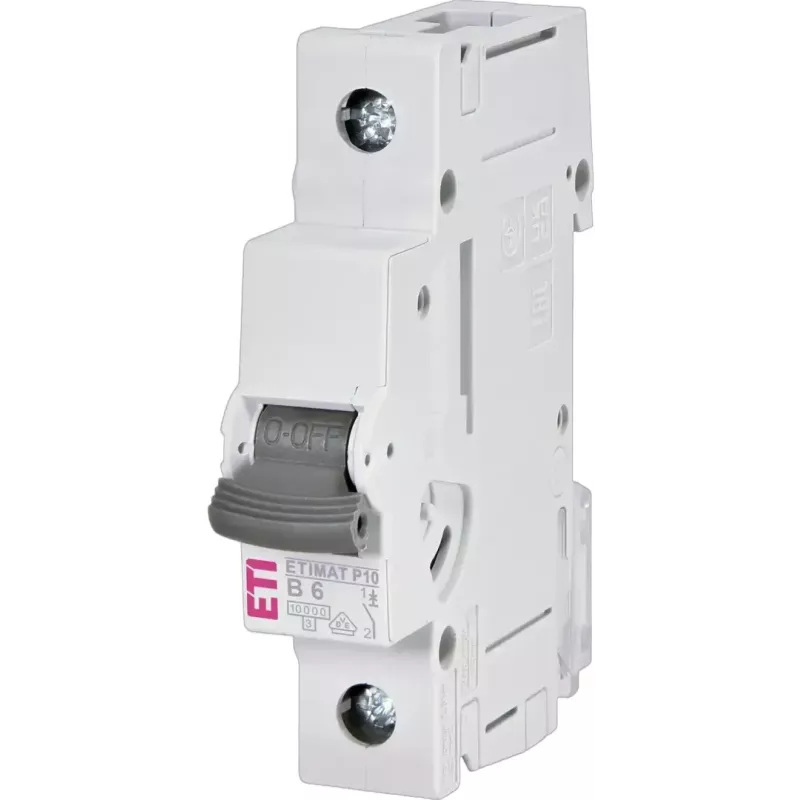 ETI ETIMAT P10 1P B6 istič 6A, charakteristika B, 230/400V, 10kA