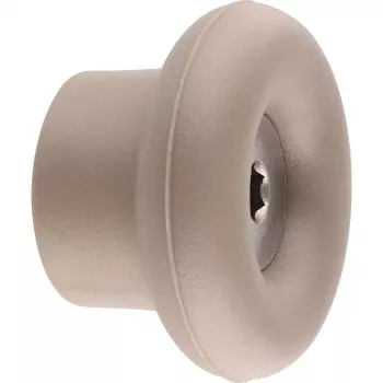 Wagner design yourself DOT vešiak na oblečenie, taupe, 1 háčik, zinkový tlakový odliatok, skrutková montáž 17022121