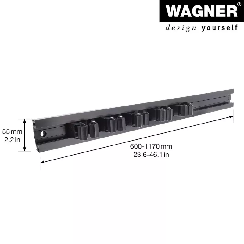 Wagner design yourself nástenný držiak WH 2096 čierny (15209611)