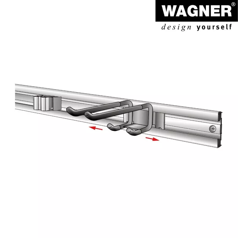 Wagner design yourself nástenný držiak WH 2093 čierny (15209301)
