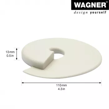 Wagner Design Yourself EH 6979 zarážka dverí plastová biela samolepiaca 15697901