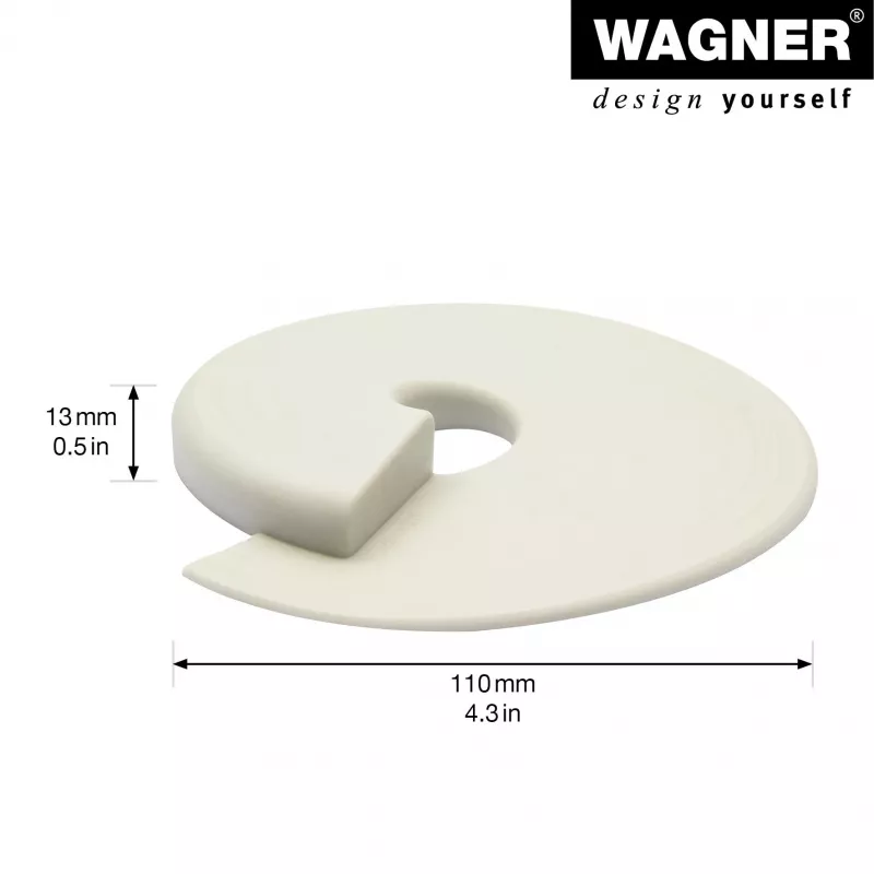 Wagner Design Yourself EH 6979 zarážka dverí plastová biela samolepiaca 15697901