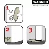 Wagner Design Yourself EH 6979 zarážka dverí plastová biela samolepiaca 15697901