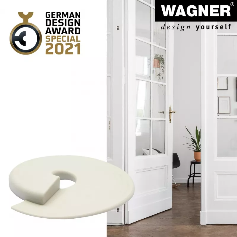 Wagner Design Yourself EH 6979 zarážka dverí plastová biela samolepiaca 15697901