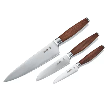 GRAEF KN 5150 sada kuchynských nožov 3-dielna Solinger čepele 9cm/13cm/20cm
