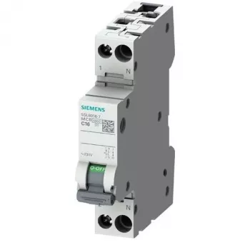 SIEMENS SENTRON 5SL6 istič 5SL6016-6, 1P+N, B16, 6kA, 230V