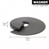 Wagner design yourself EH 6981 zarážka dverí, samolepiaca, transparentná, TPE, priemer 38 mm, výška 22 mm 15698101