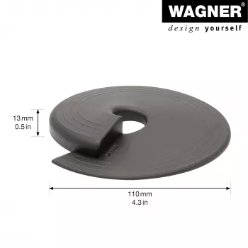 Wagner design yourself EH 6981 zarážka dverí, samolepiaca, transparentná, TPE, priemer 38 mm, výška 22 mm 15698101