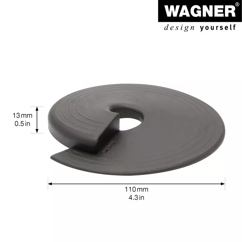 Wagner design yourself EH 6981 zarážka dverí, samolepiaca, transparentná, TPE, priemer 38 mm, výška 22 mm 15698101