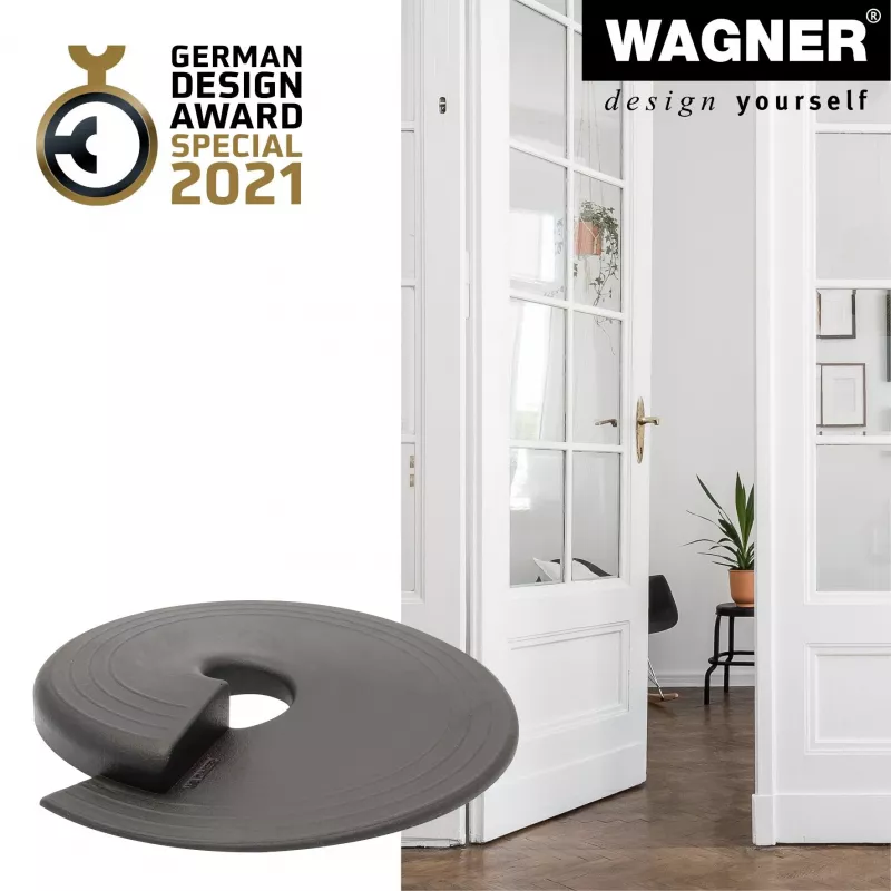 Wagner design yourself EH 6981 zarážka dverí, samolepiaca, transparentná, TPE, priemer 38 mm, výška 22 mm 15698101