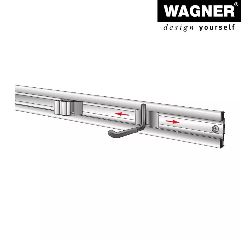 Wagner design yourself nástenný držiak WH 2091 čierny (15209101)