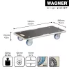 Wagner design yourself transportný vozík MM 1345 hnedý 36,5 x 74,0 x 14,5 cm do 300 kg (20134501)
