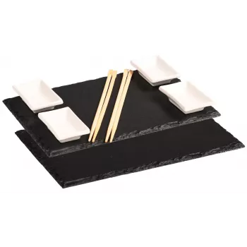 Kesper sada servírovacích dosiek z akáciového dreva, 2 kusy, 30 x 15 x 1,5 cm, prírodné olejované
