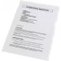 LEITZ Esselte Standard Plus zakladače s dierami A4, balenie 100 ks, transparentné, polypropylén 56218