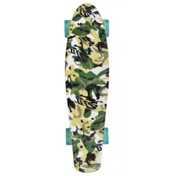 SCHILDKROT retro skateboard Free Spirit Camouflage polypropylén (PP), vystužená doska 560 x 140 mm, 1 kus (510781)