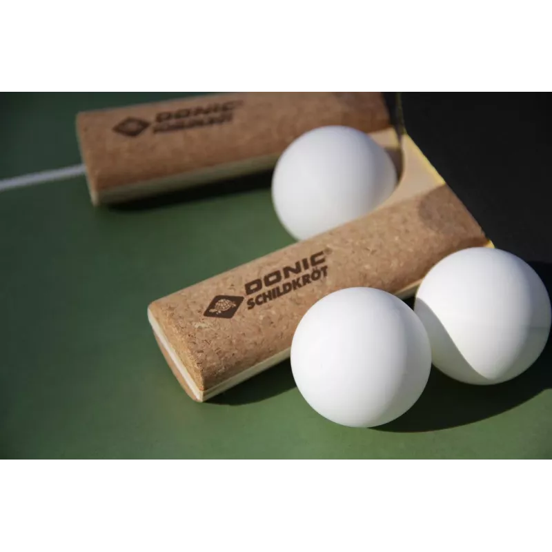 DONIC SCHILDKRÖT Persson 500 pingpongová raketa s korkovou rukoväťou, Elite poťah, 1,6 mm špongia, orientovaná na kontrolu 728451